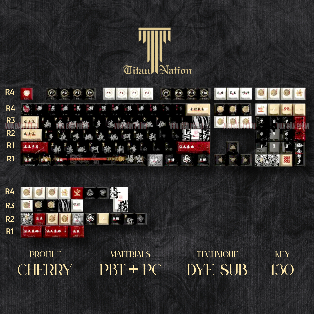 KEYCAP CAO CẤP TITAN